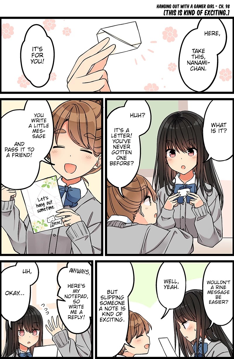 Hanging Out With a Gamer Girl Chapter 98 page 1 - Chapter 98: This is Kind of Exciting