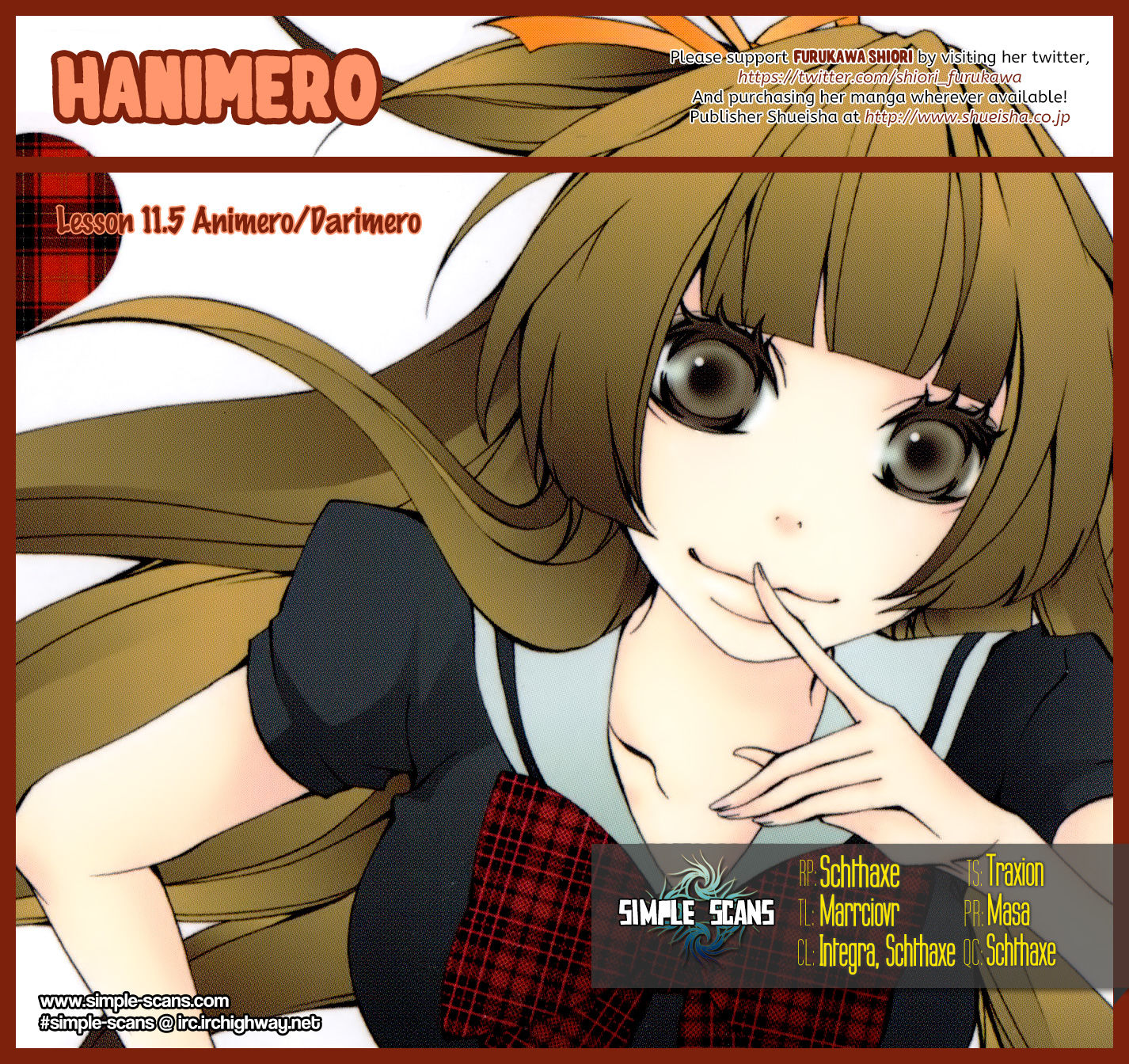 Hanimero. Chapter 11.5 page 1 - Chapter 11.5 : Animero/Darimero