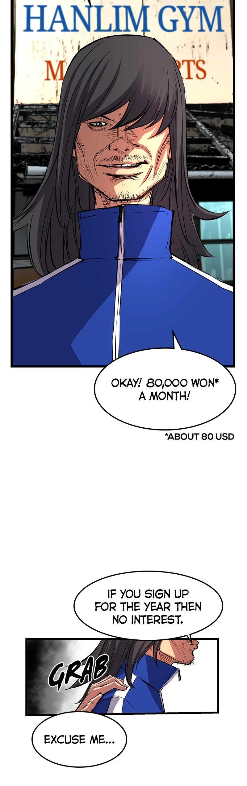 Hanlim Gym Chapter 8 page 8 - Chapter 8: Episode 8