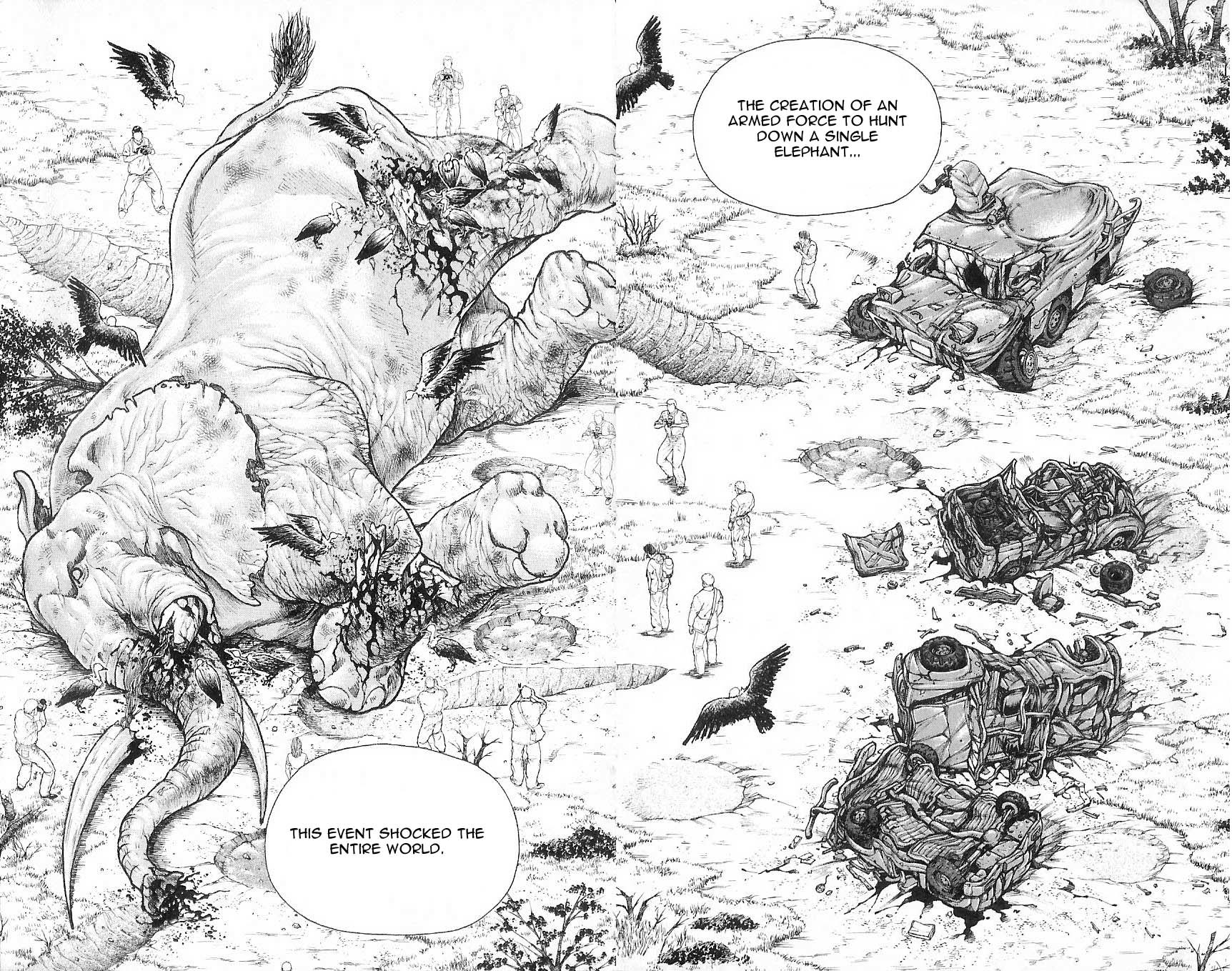 Hanma Baki Chapter 1.1 page 14 - Vol.1 Chapter 1: The Bloodline of The Fighting Gods