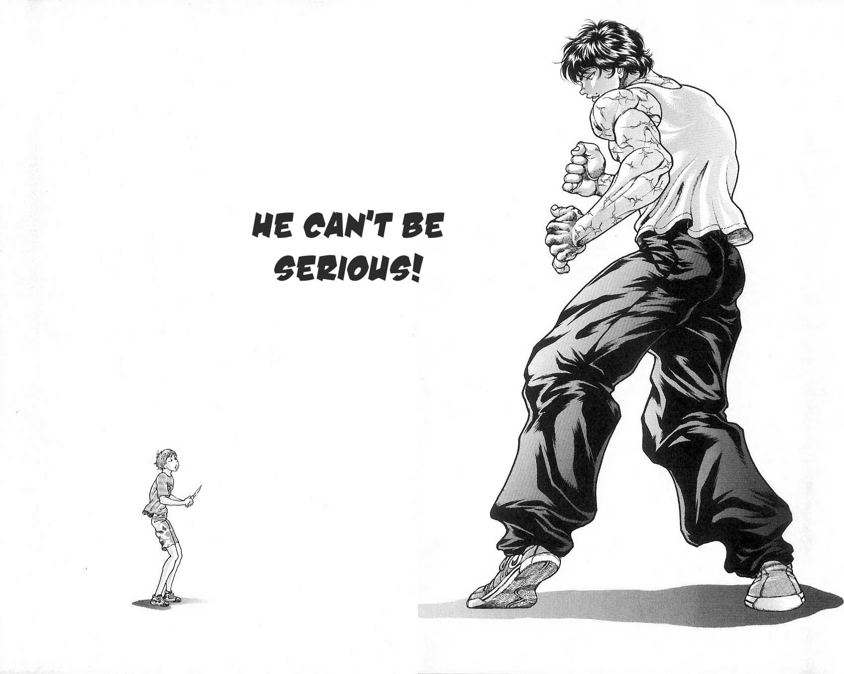 Hanma Baki Vol.1 Chapter 3 page 4 - Vol.1 Chapter 3: The World's Strongest Senior