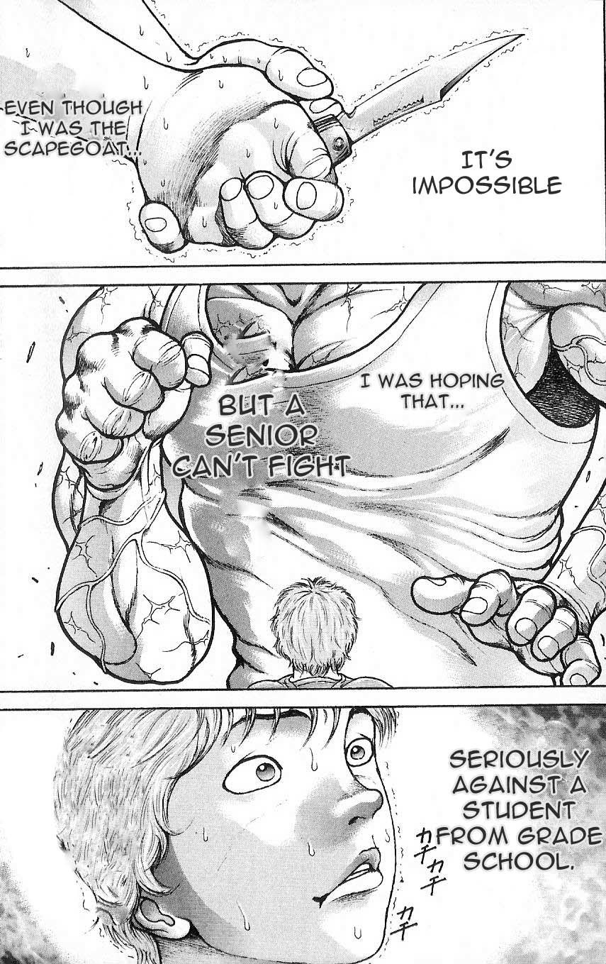 Hanma Baki Vol.1 Chapter 3 page 6 - Vol.1 Chapter 3: The World's Strongest Senior