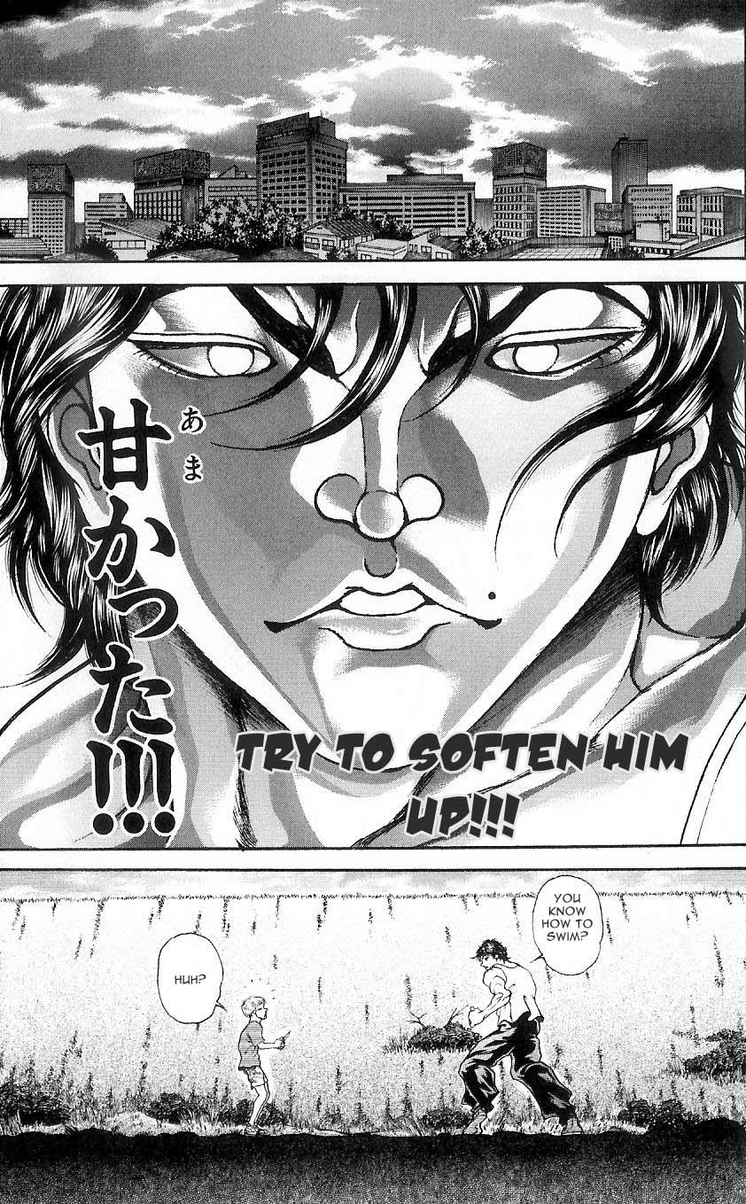 Hanma Baki Vol.1 Chapter 3 page 8 - Vol.1 Chapter 3: The World's Strongest Senior