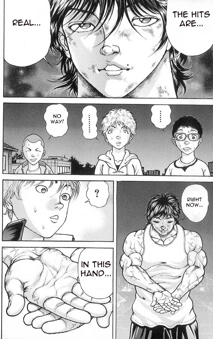 Hanma Baki Chapter 1.6 page 17 - Vol.1 Chapter 6: Fighting Your Shadow