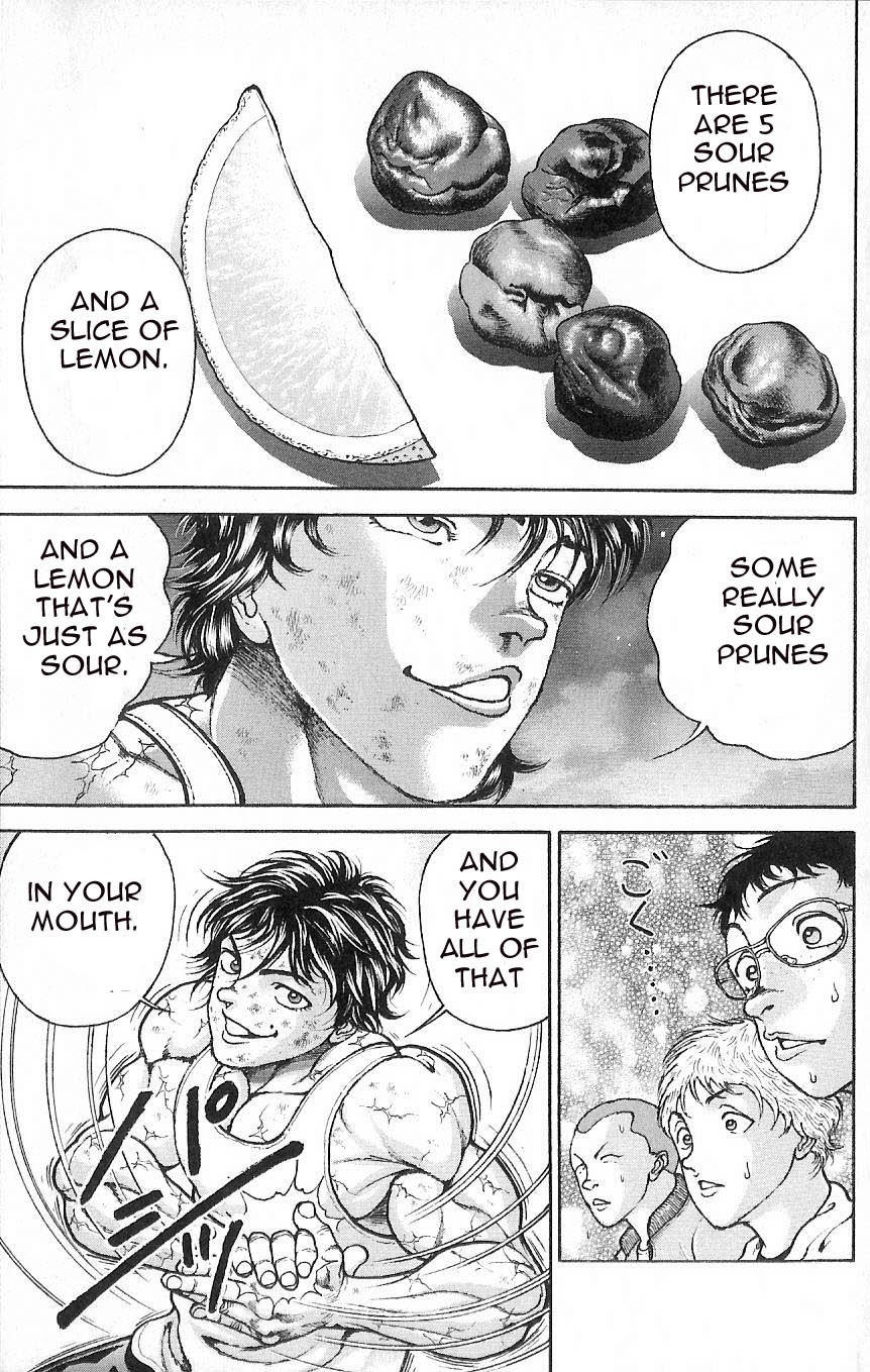 Hanma Baki Chapter 1.6 page 18 - Vol.1 Chapter 6: Fighting Your Shadow