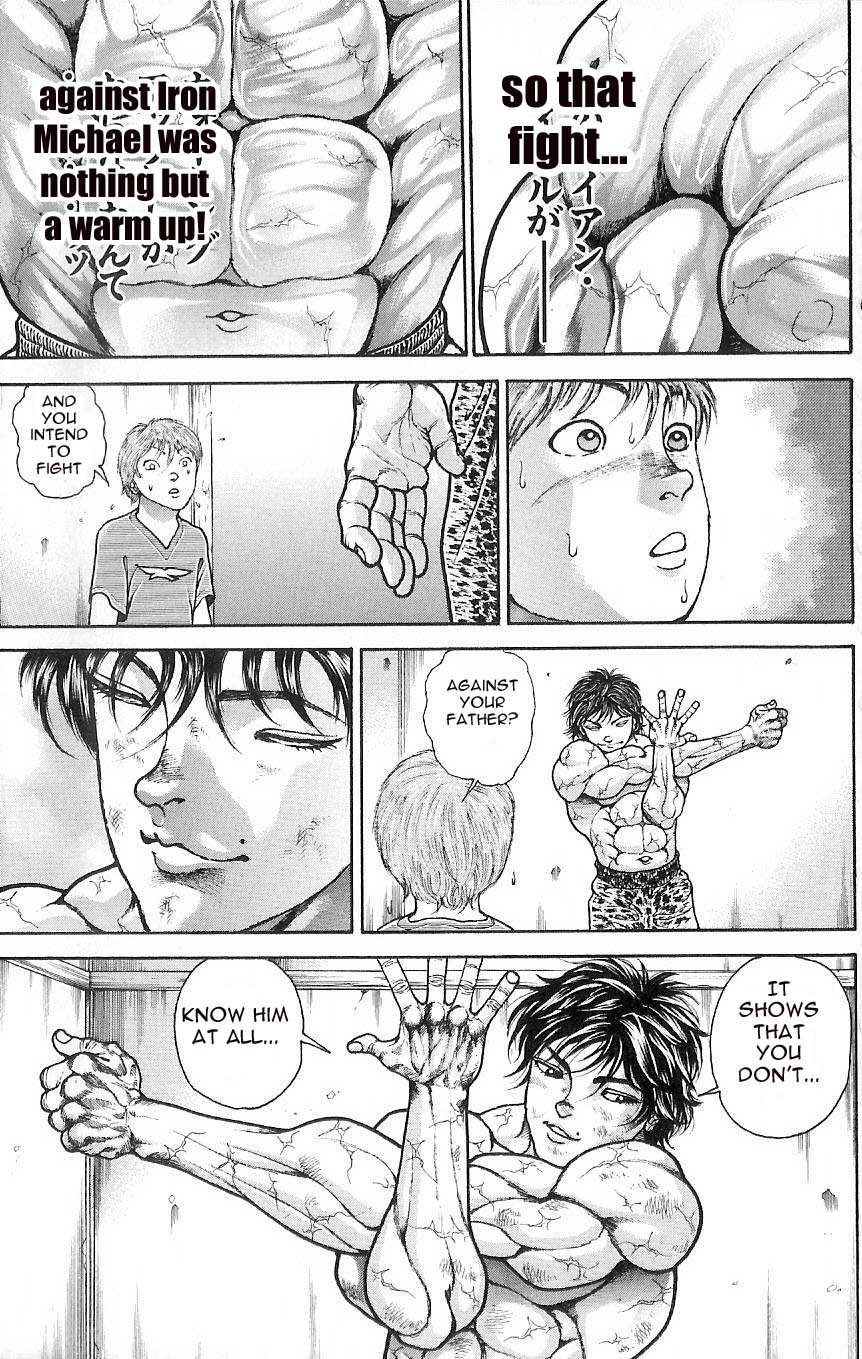 Hanma Baki Chapter 1.7 page 11 - Vol.1 Chapter 7: Training with the Strongest!!