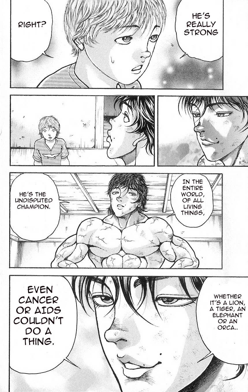 Hanma Baki Chapter 1.7 page 12 - Vol.1 Chapter 7: Training with the Strongest!!