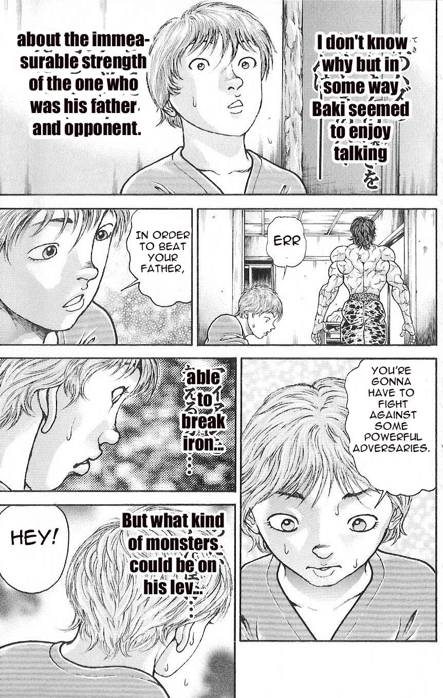 Hanma Baki Chapter 1.7 page 13 - Vol.1 Chapter 7: Training with the Strongest!!