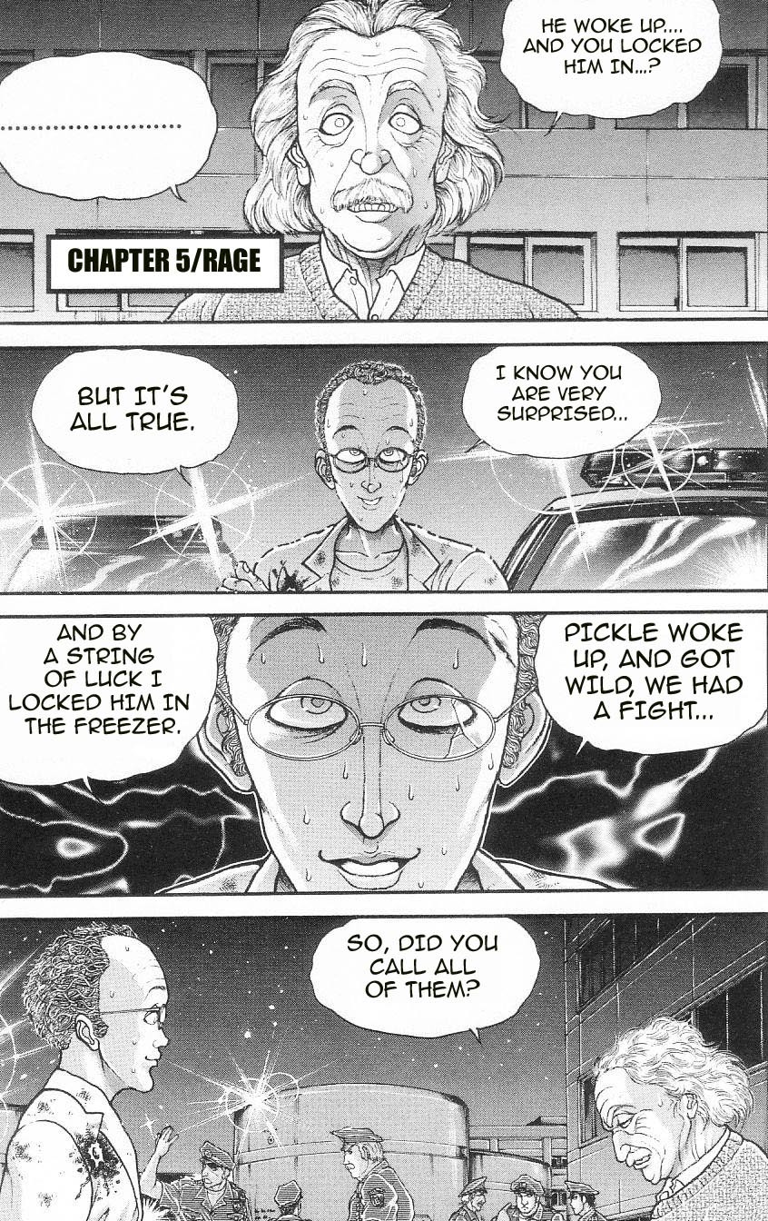 Hanma Baki Vol.10.5 Chapter 5 page 1 - Vol.10.5 Chapter 5: Rage