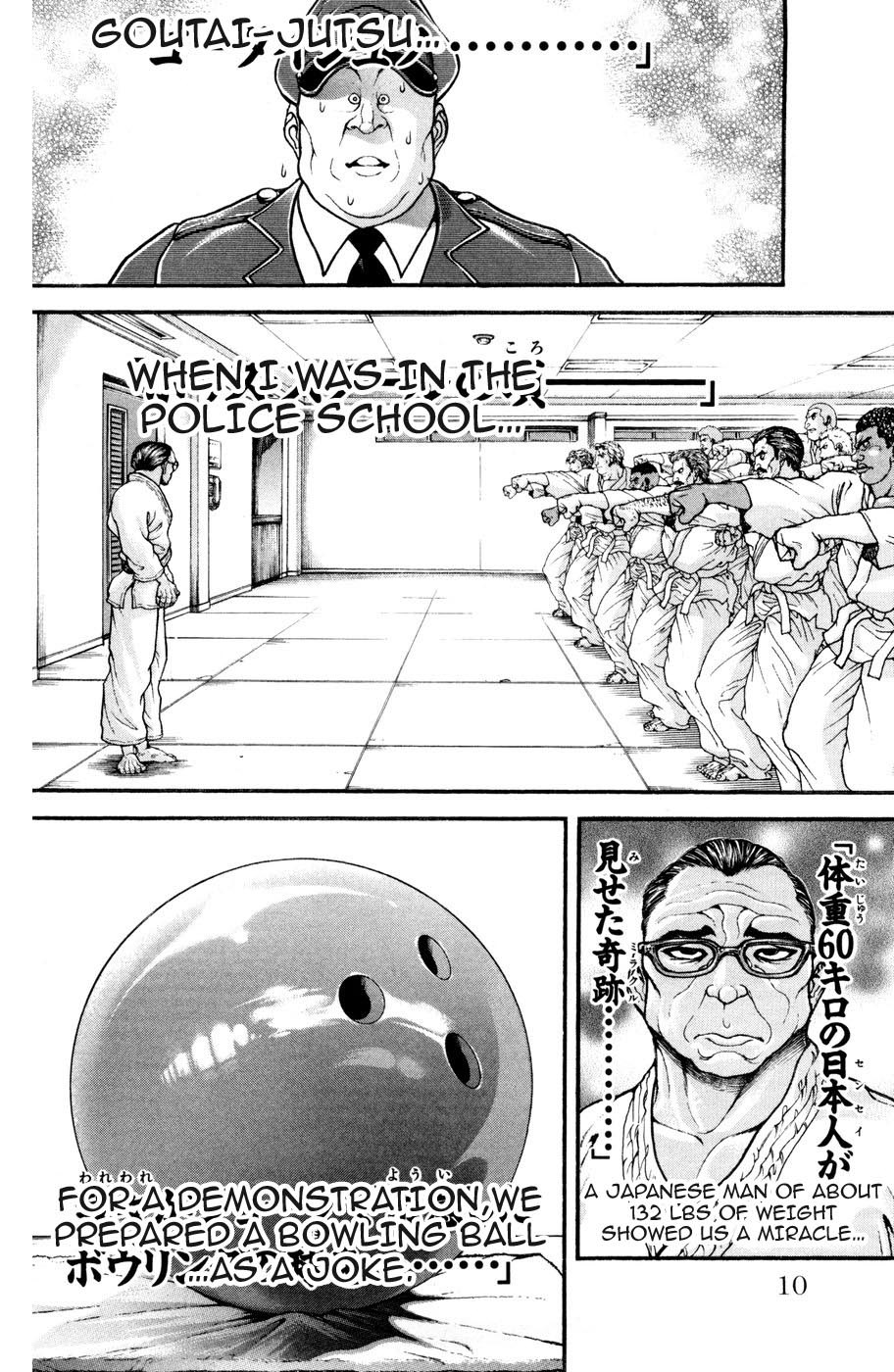 Hanma Baki Chapter 10.72 page 11 - Vol.10 Chapter 72: Miscalculation