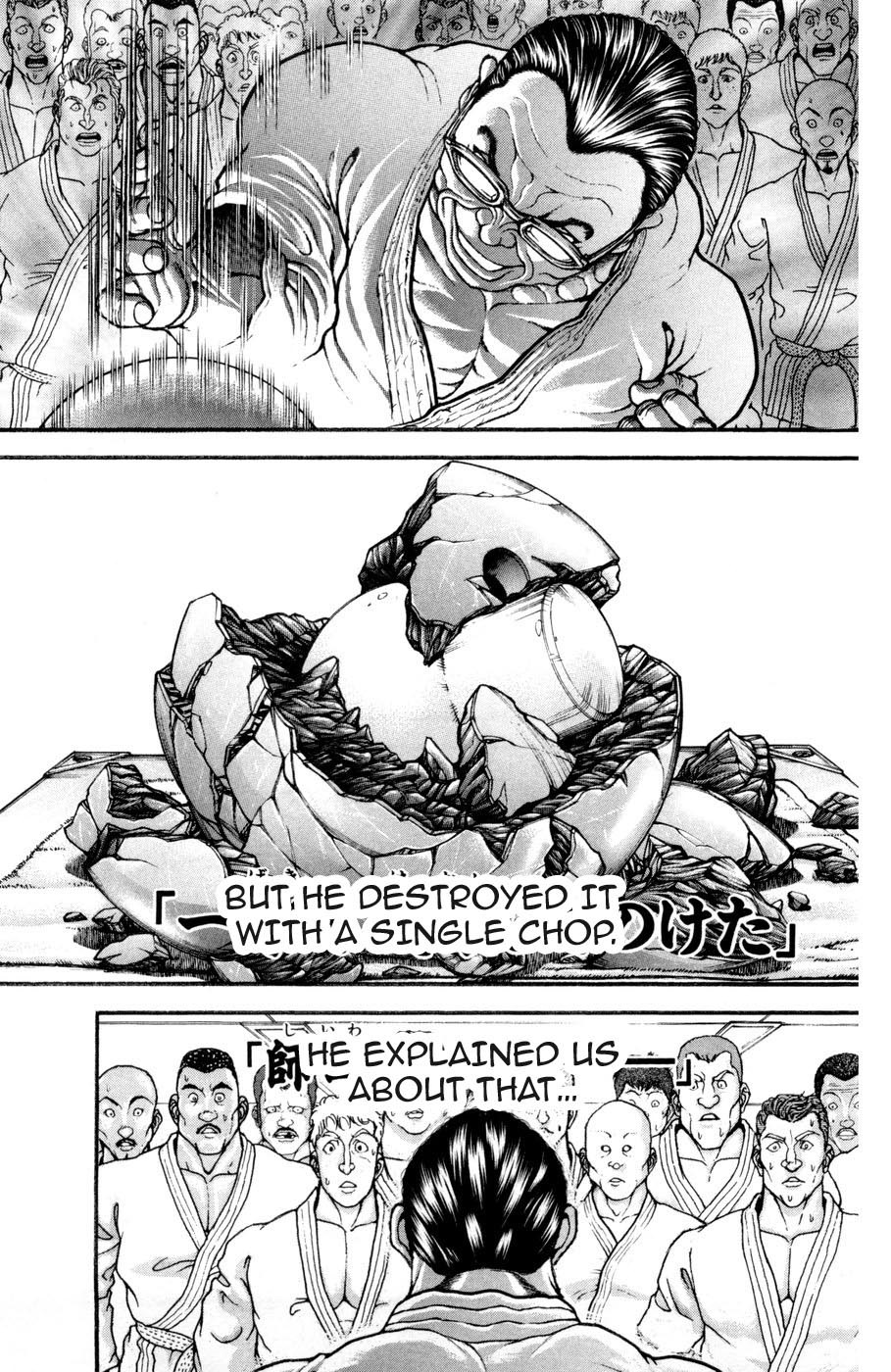 Hanma Baki Chapter 10.72 page 12 - Vol.10 Chapter 72: Miscalculation