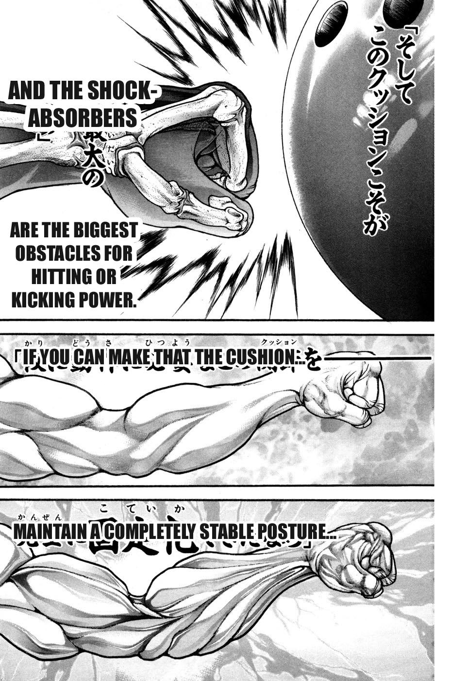 Hanma Baki Chapter 10.72 page 14 - Vol.10 Chapter 72: Miscalculation