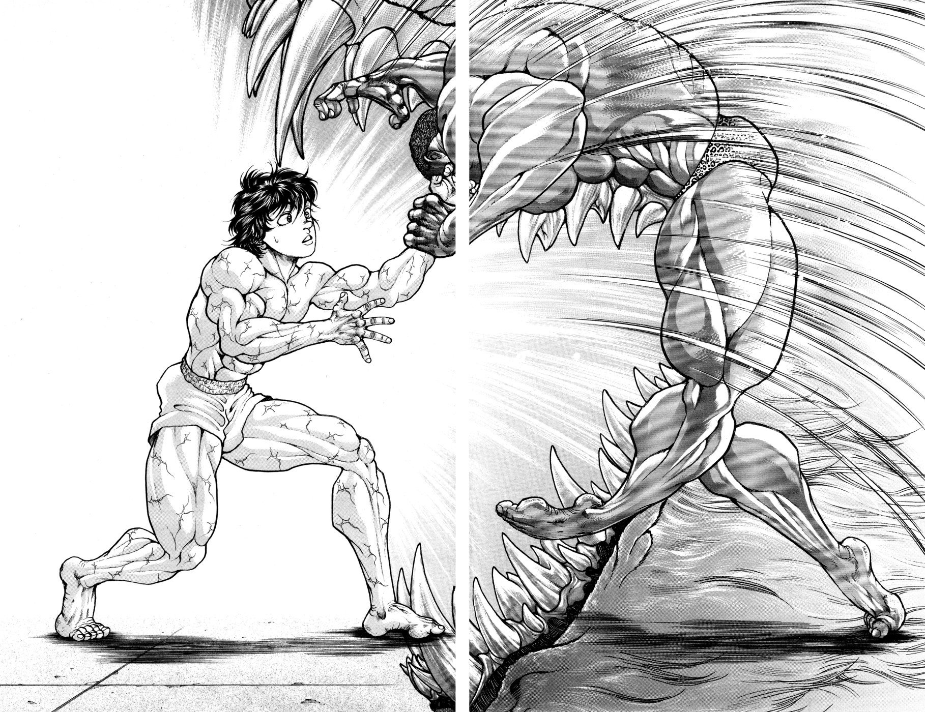Hanma Baki Chapter 10.72 page 21 - Vol.10 Chapter 72: Miscalculation