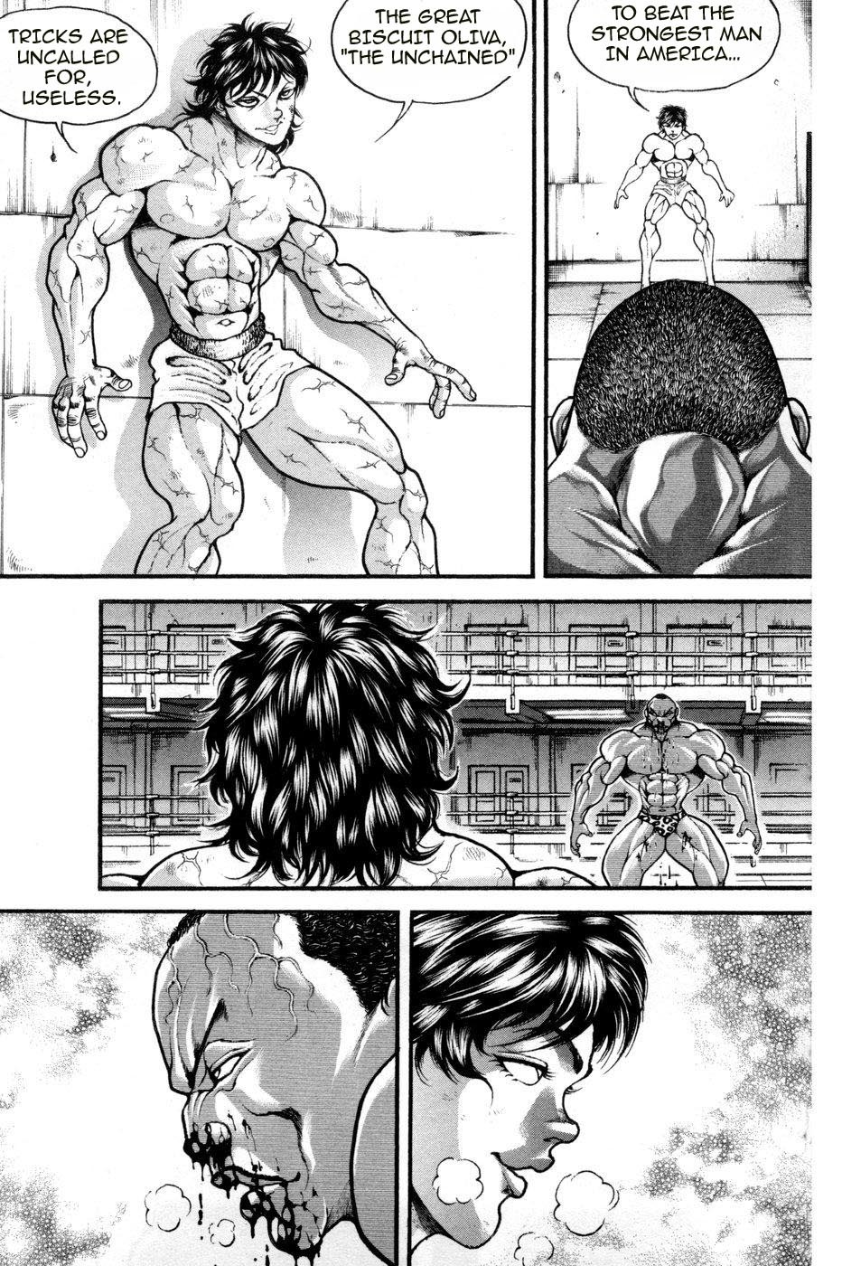 Hanma Baki Chapter 10.74 page 11 - Vol.10 Chapter 74: Over the Muscle