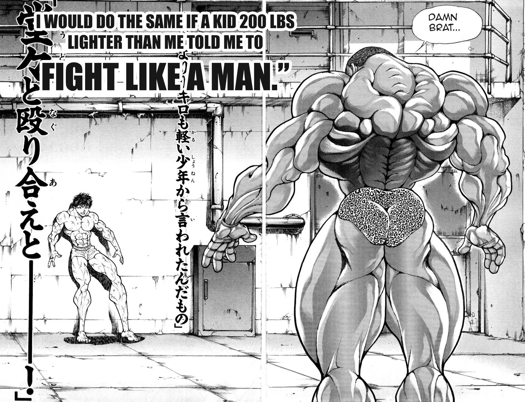 Hanma Baki Chapter 10.74 page 14 - Vol.10 Chapter 74: Over the Muscle