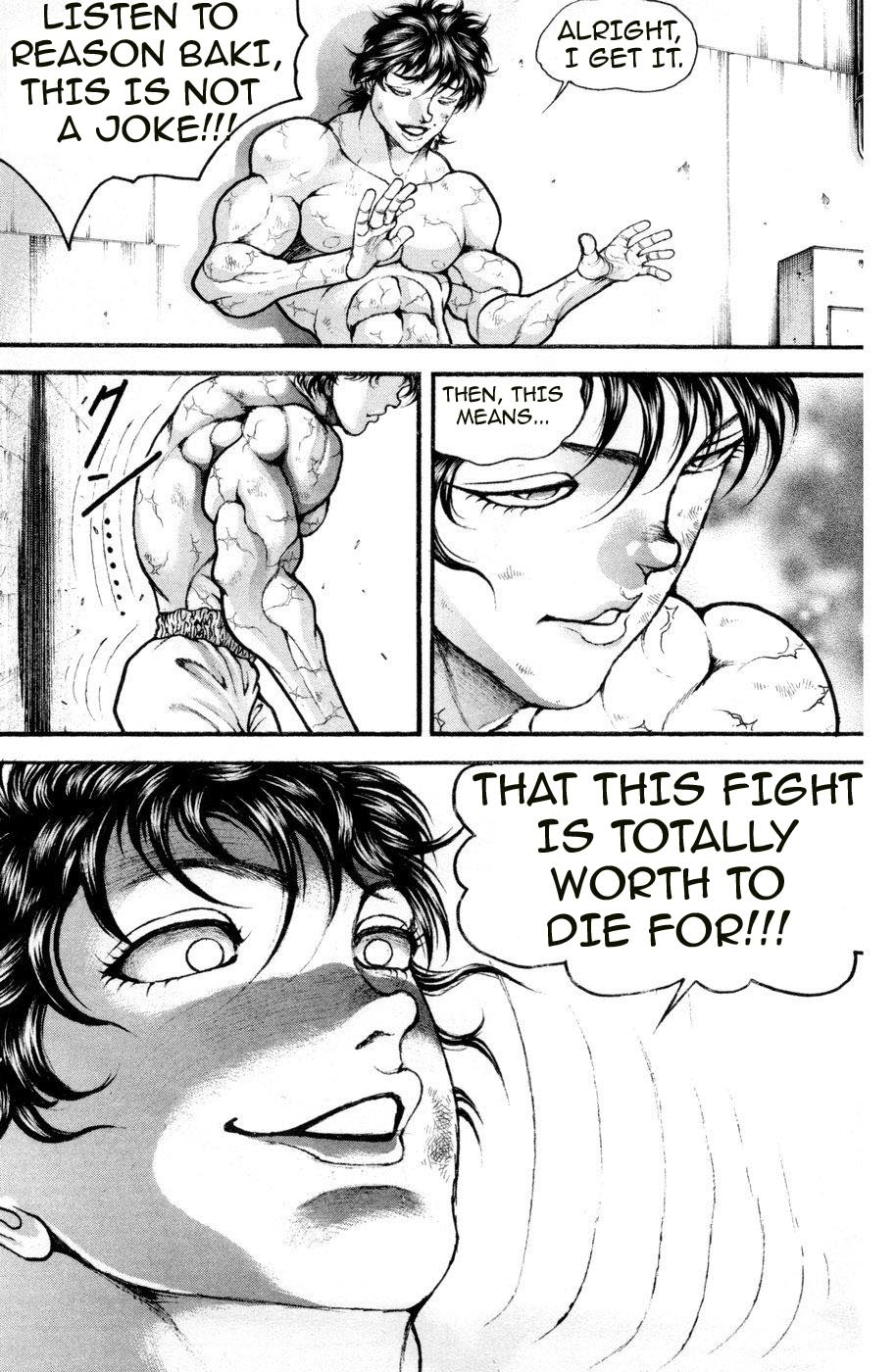 Hanma Baki Chapter 10.74 page 18 - Vol.10 Chapter 74: Over the Muscle