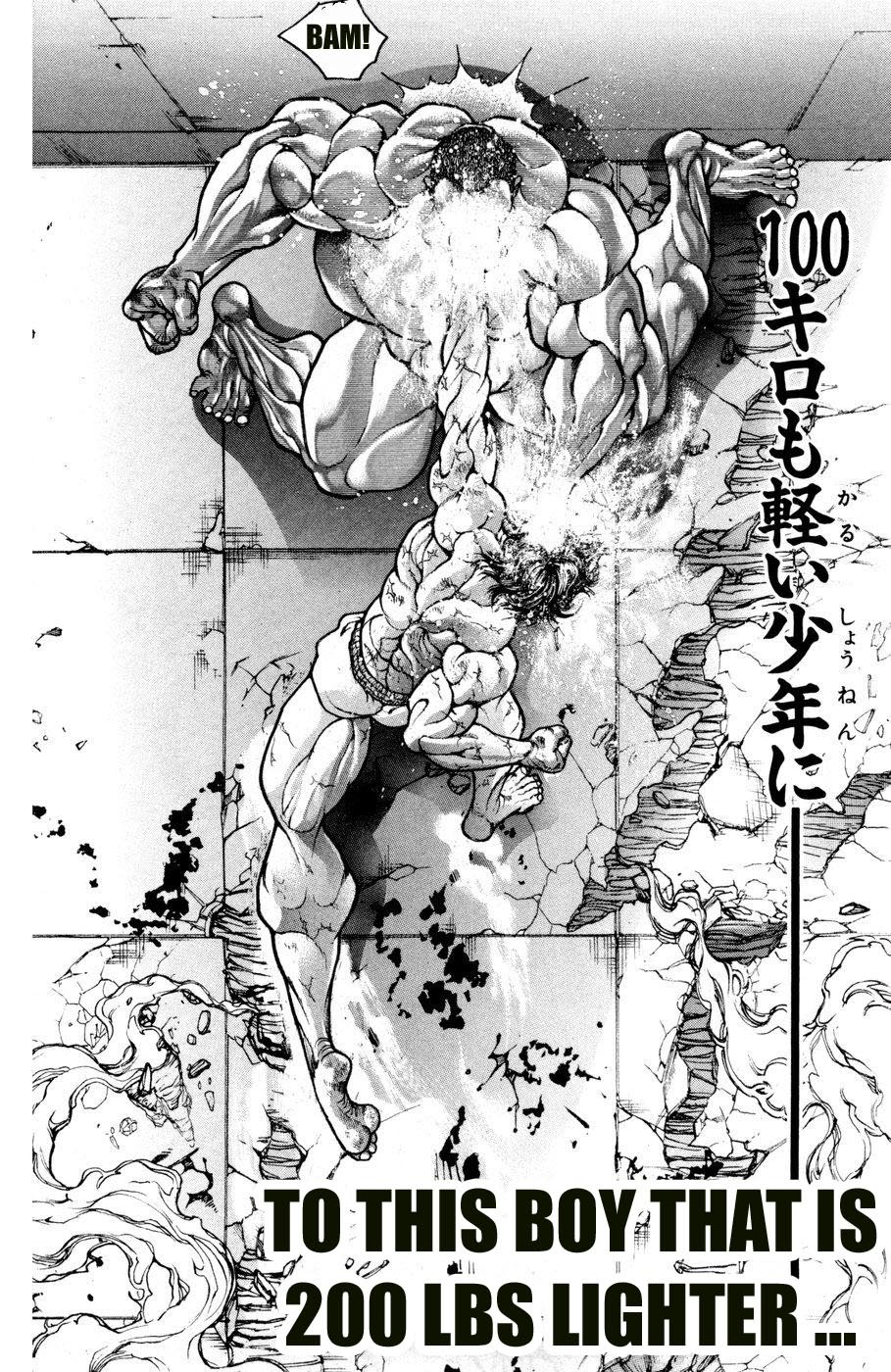Hanma Baki Chapter 10.77 page 6 - Vol.10 Chapter 77: Surpass