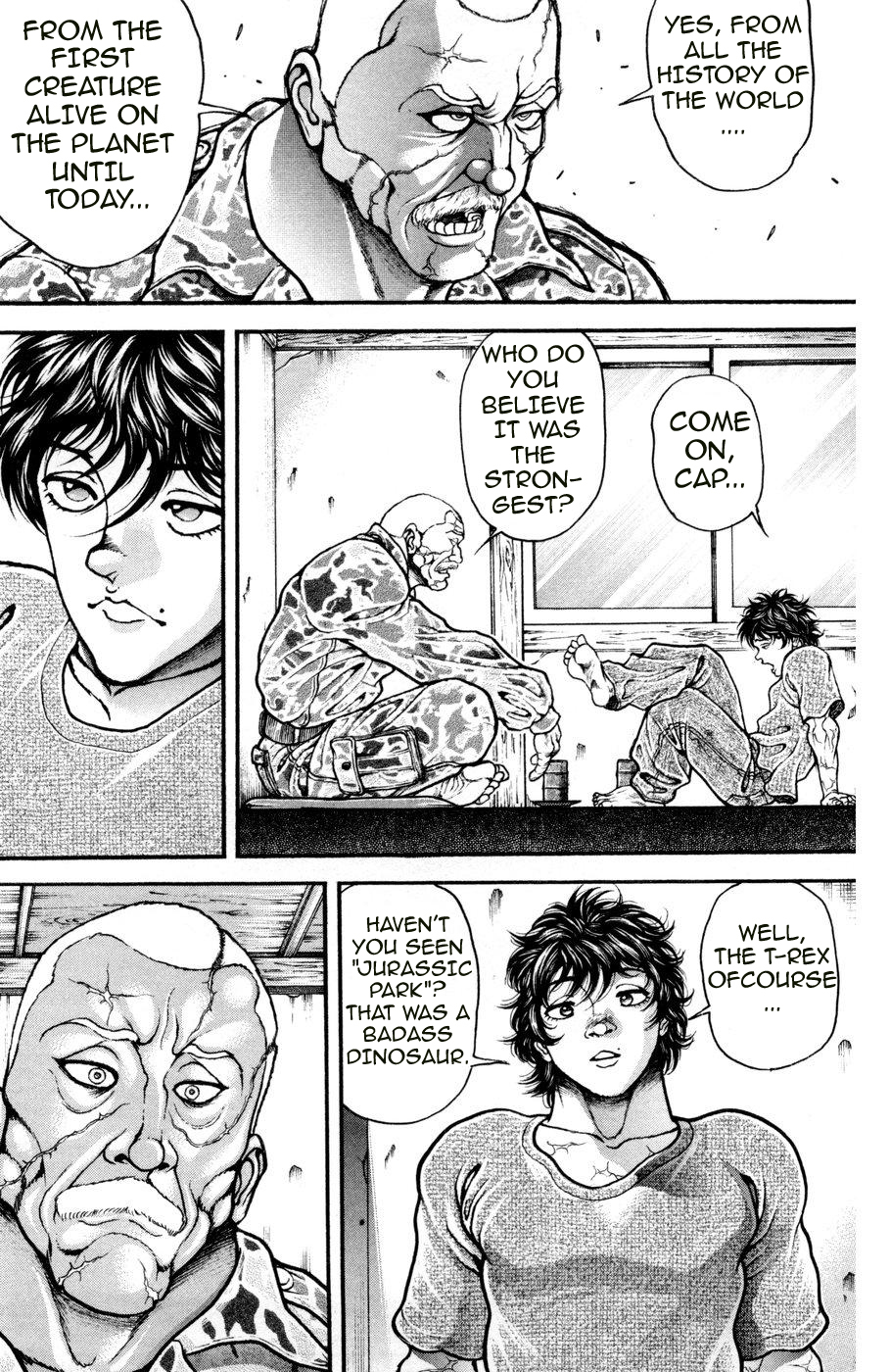 Hanma Baki Chapter 11.80 page 16 - Vol.11 Chapter 80: Start of the Chaos