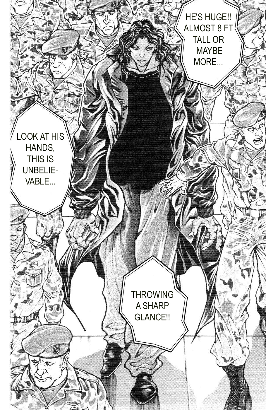 Hanma Baki Chapter 11.80 page 21 - Vol.11 Chapter 80: Start of the Chaos