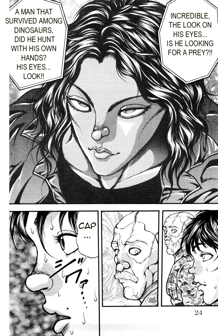 Hanma Baki Chapter 11.80 page 23 - Vol.11 Chapter 80: Start of the Chaos