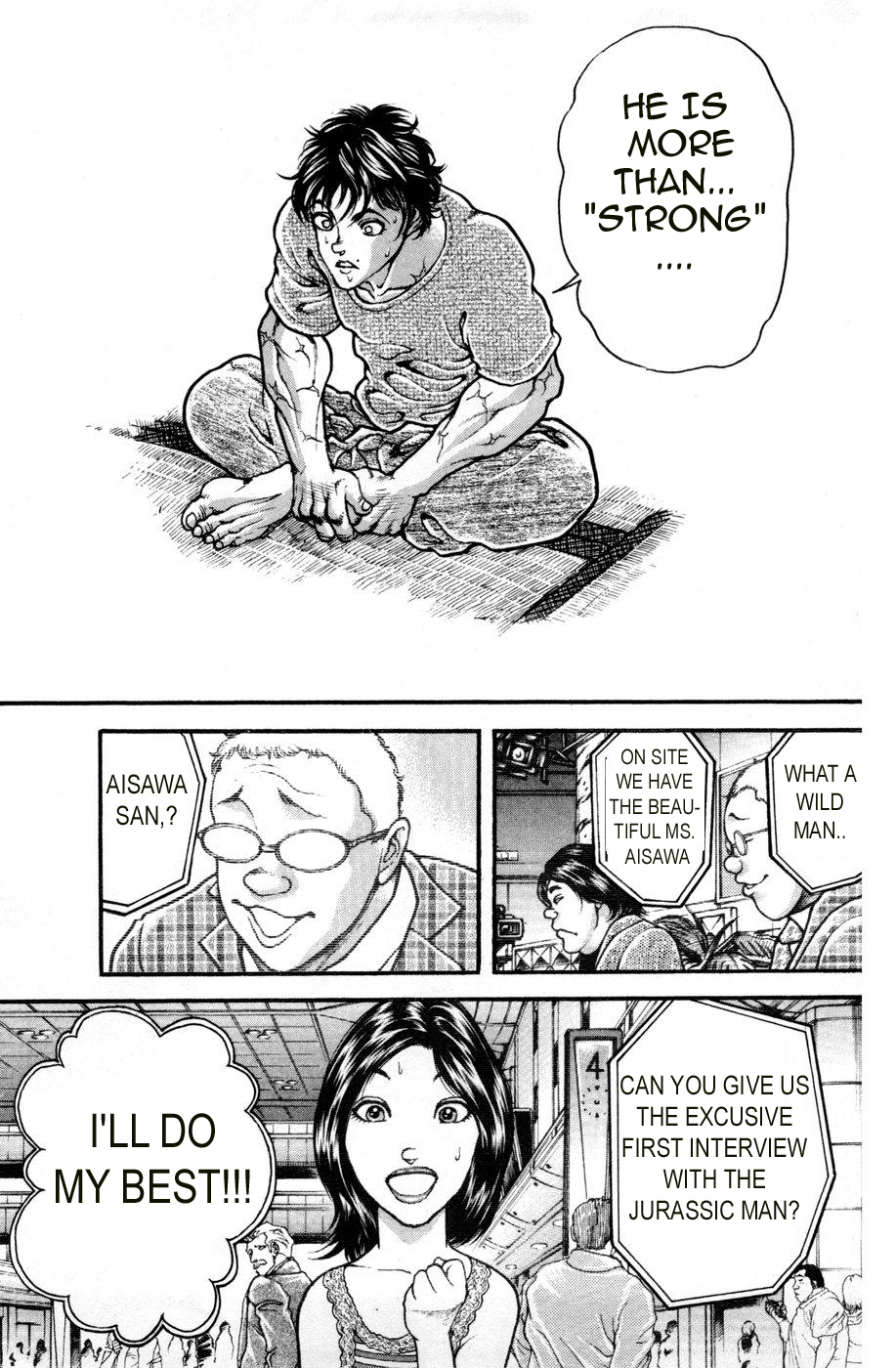 Hanma Baki Chapter 11.80 page 24 - Vol.11 Chapter 80: Start of the Chaos