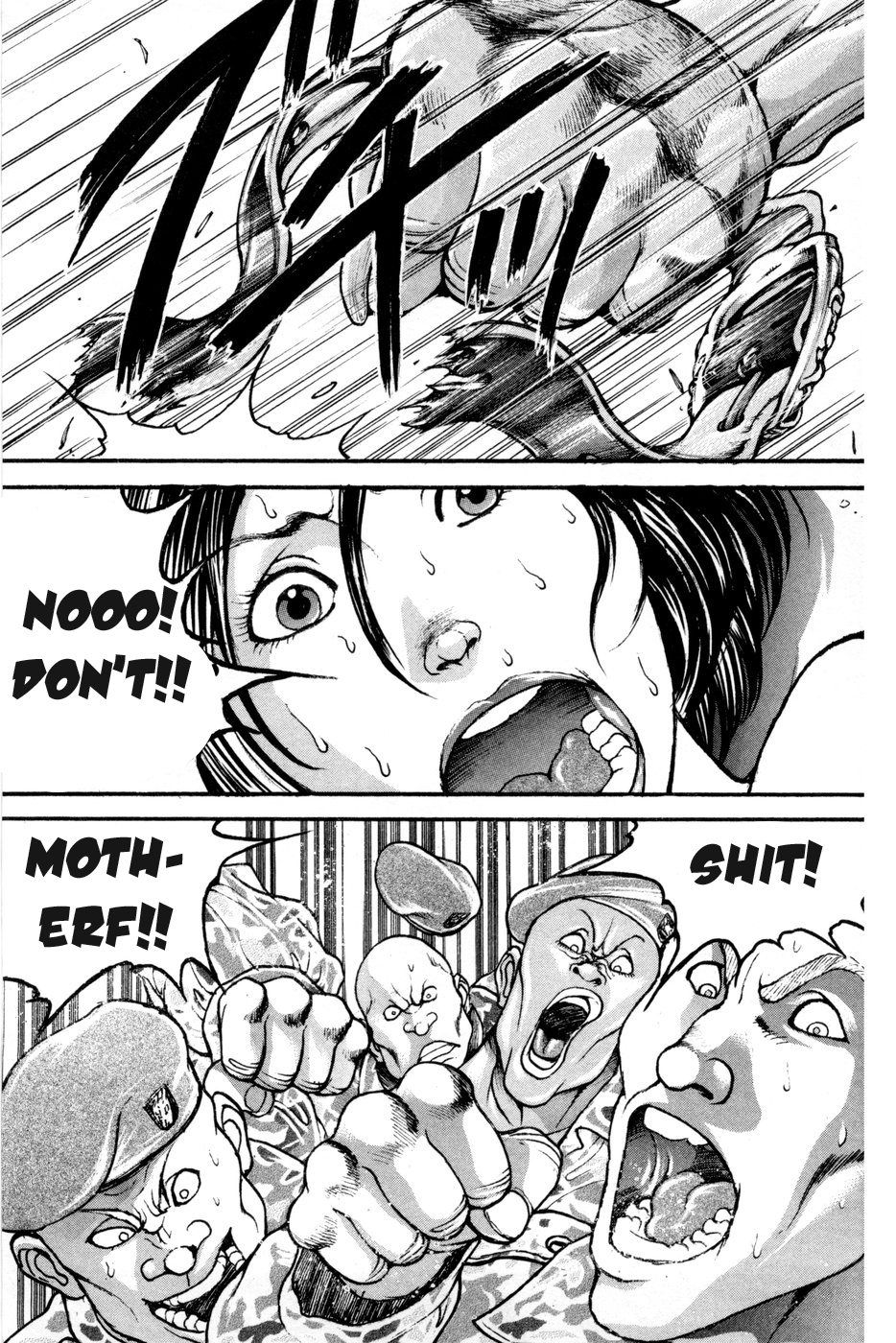 Hanma Baki Chapter 11.80 page 29 - Vol.11 Chapter 80: Start of the Chaos