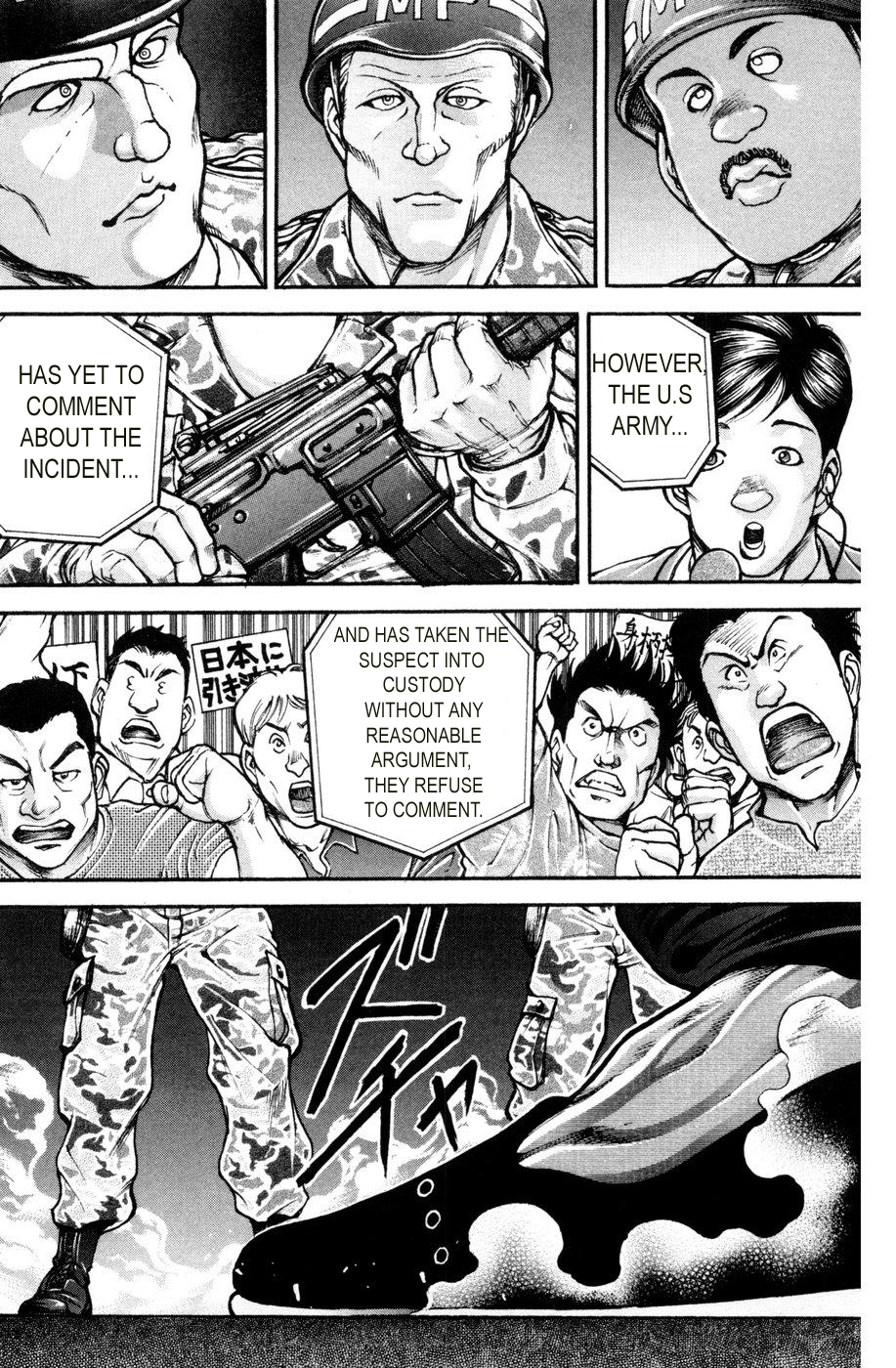 Hanma Baki Chapter 11.81 page 19 - Vol.11 Chapter 81: Jealousy
