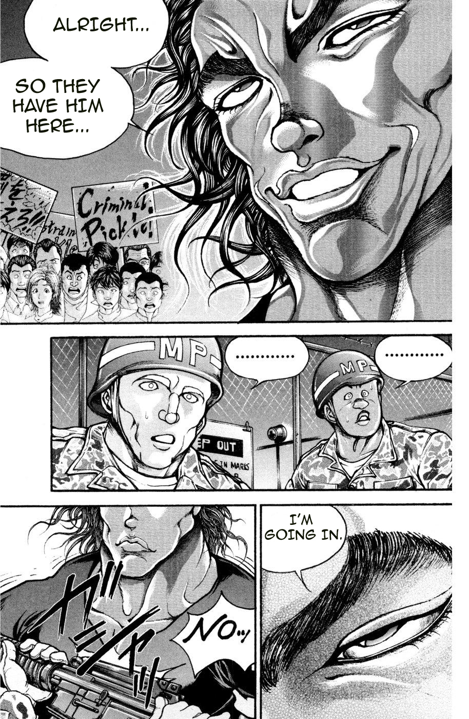 Hanma Baki Chapter 11.81 page 21 - Vol.11 Chapter 81: Jealousy