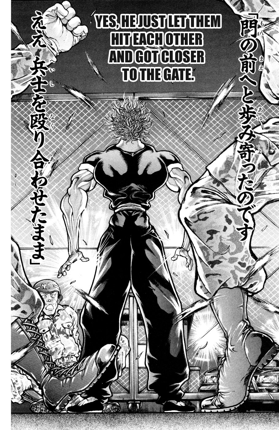 Hanma Baki Chapter 11.82 page 21 - Vol.11 Chapter 82: Movement