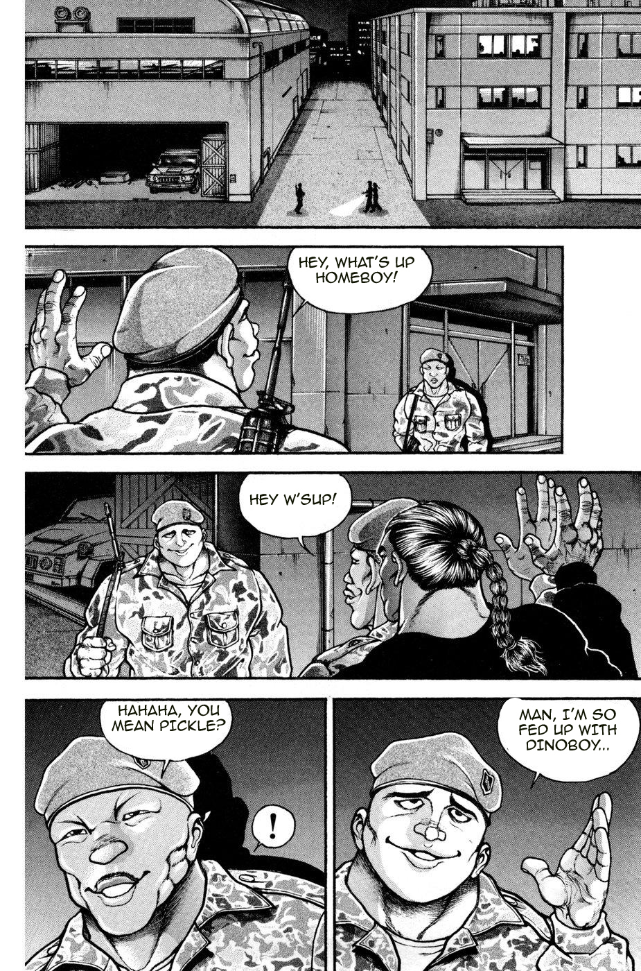 Hanma Baki Vol.11 Chapter 83 page 14 - Vol.11 Chapter 83: The Order from the President