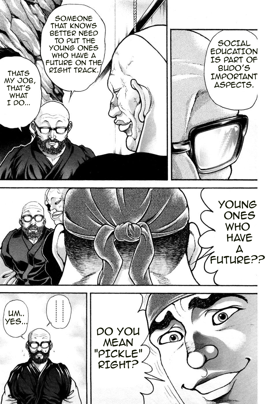 Hanma Baki Chapter 11.85 page 5 - Vol.11 Chapter 85: The Feeling of Love