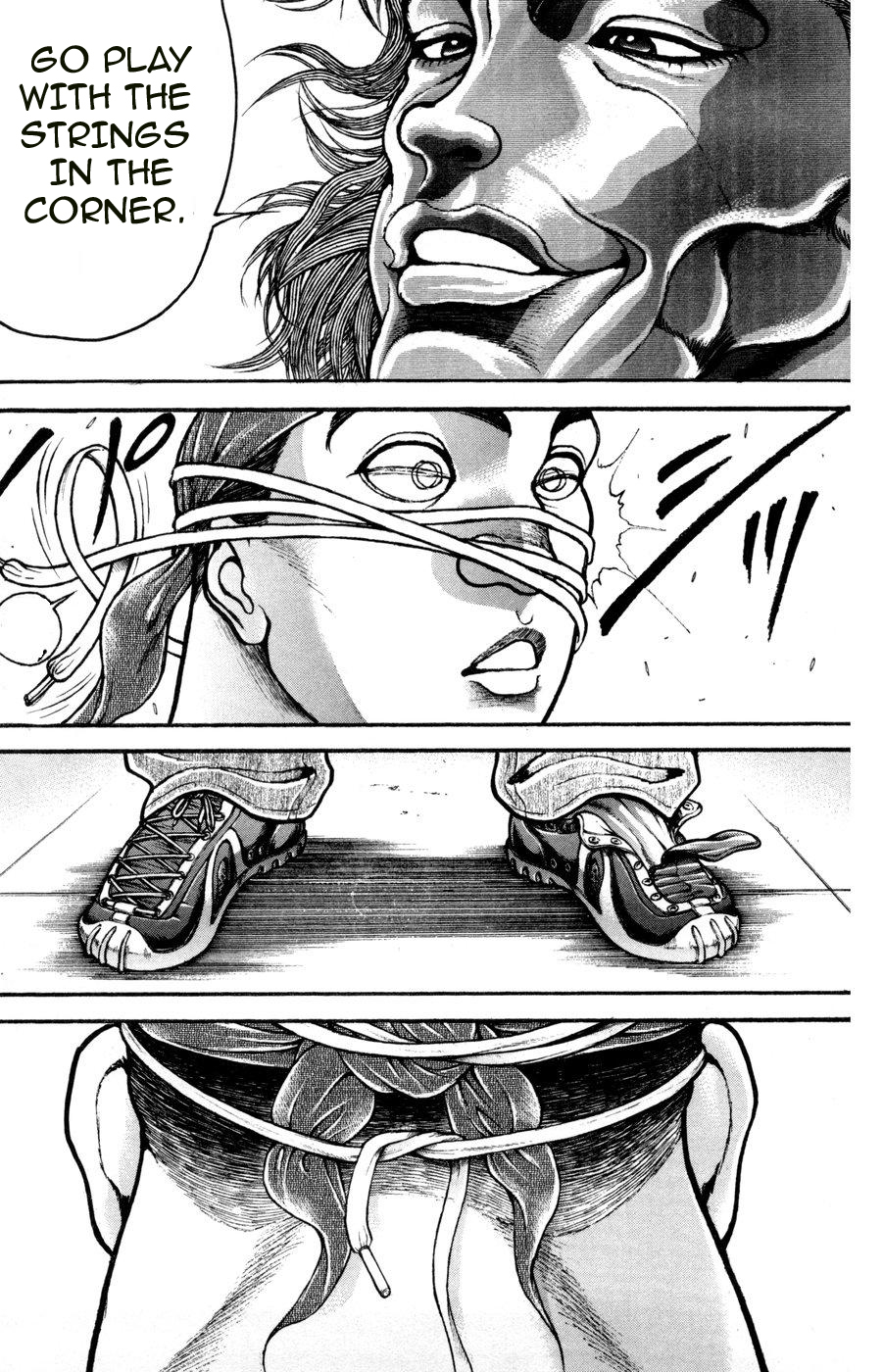 Hanma Baki Chapter 11.86 page 12 - Vol.11 Chapter 86: With Your Own Abilities