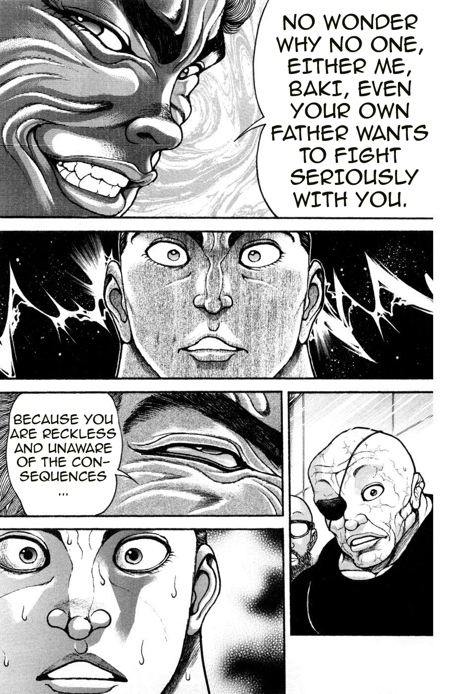 Hanma Baki Chapter 11.86 page 6 - Vol.11 Chapter 86: With Your Own Abilities