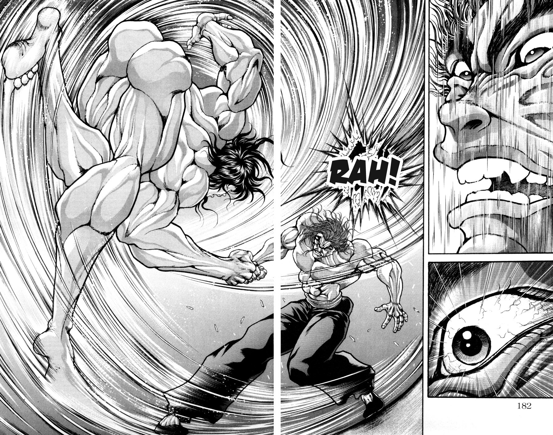 Hanma Baki Vol.11 Chapter 87 page 18 - Vol.11 Chapter 87: Contest of Strength