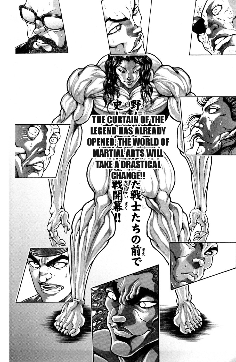 Hanma Baki Vol.11 Chapter 87 page 22 - Vol.11 Chapter 87: Contest of Strength