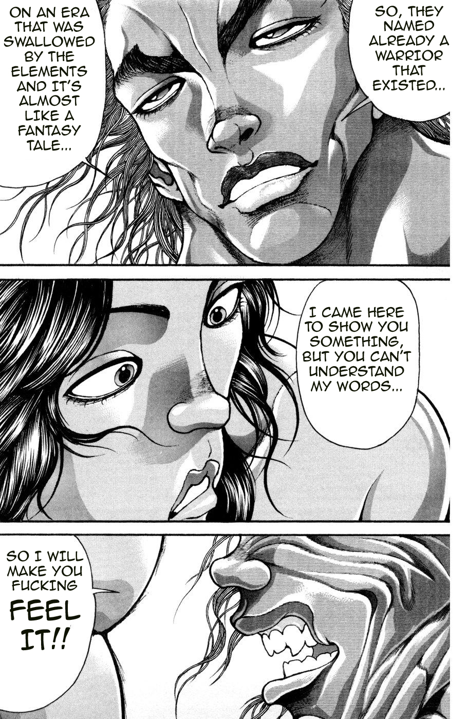 Hanma Baki Vol.11 Chapter 87 page 3 - Vol.11 Chapter 87: Contest of Strength