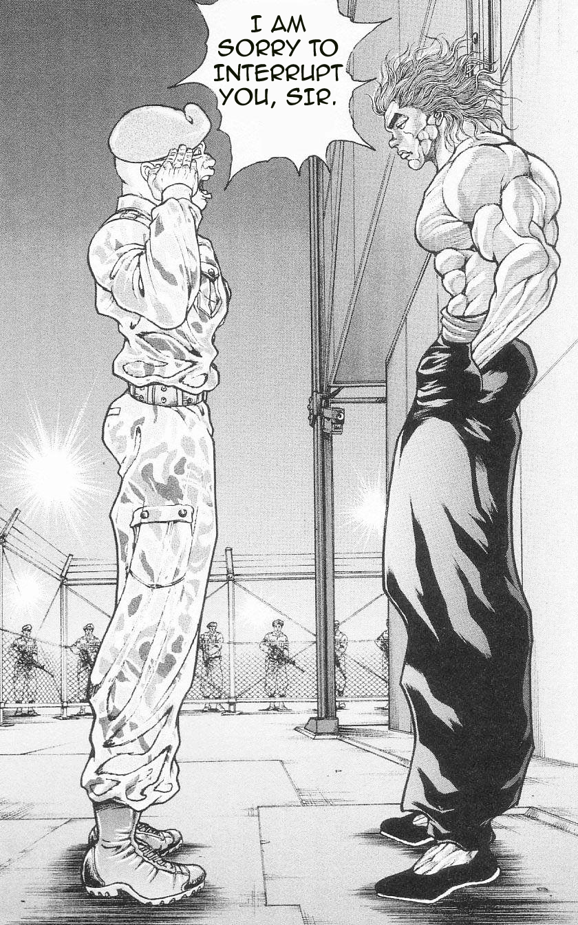 Hanma Baki Chapter 12.88 page 17 - Vol.12 Chapter 88: Completely Surrounded