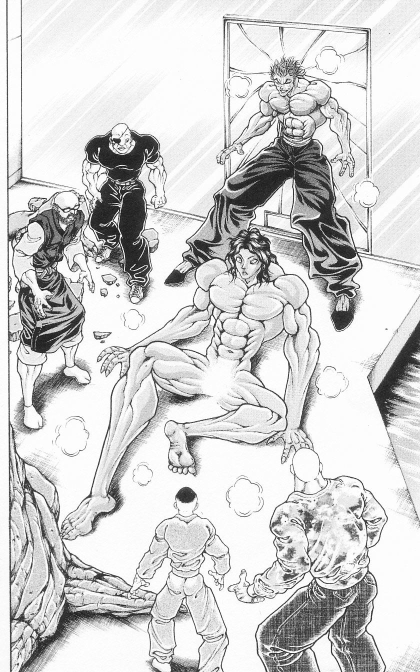 Hanma Baki Chapter 12.88 page 7 - Vol.12 Chapter 88: Completely Surrounded