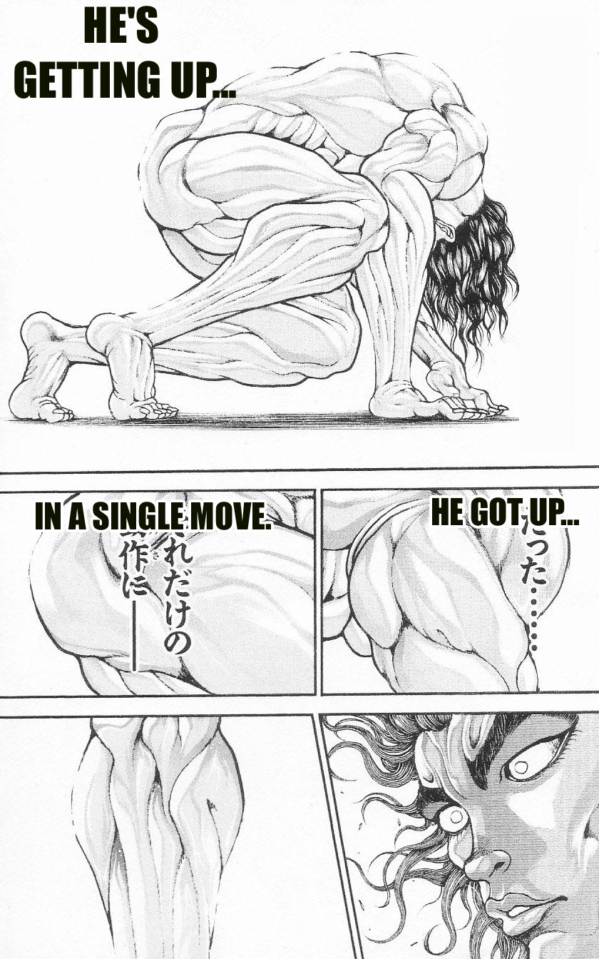 Hanma Baki Chapter 12.88 page 9 - Vol.12 Chapter 88: Completely Surrounded