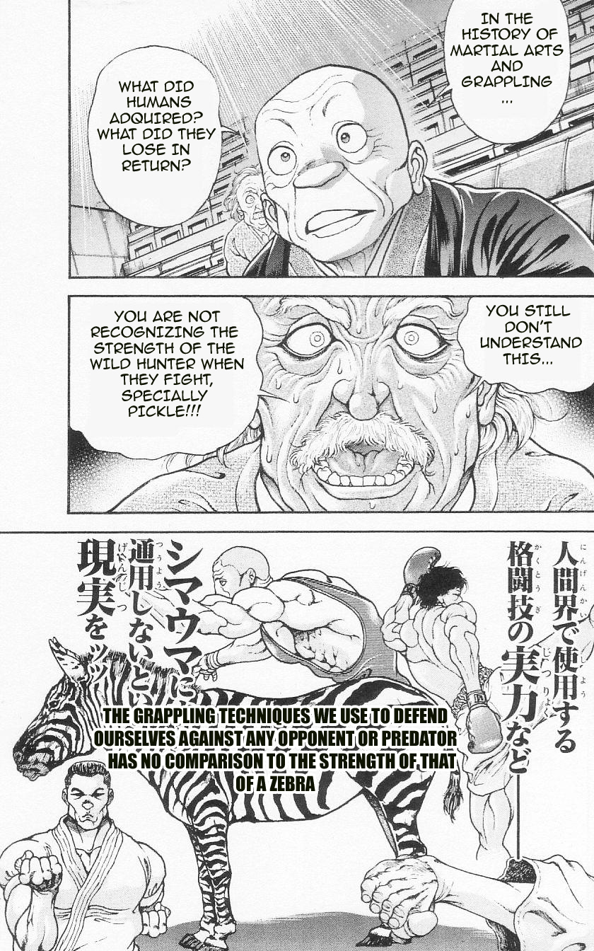 Hanma Baki Chapter 12.93 page 9 - Vol.12 Chapter 93: Wild Power vs Martial Power