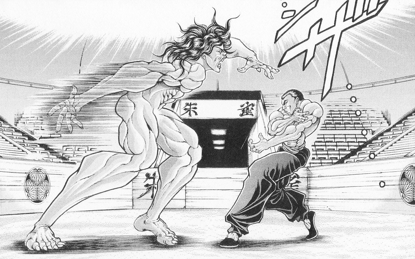 Hanma Baki Chapter 12.94 page 6 - Vol.12 Chapter 94: Dirty Tricks