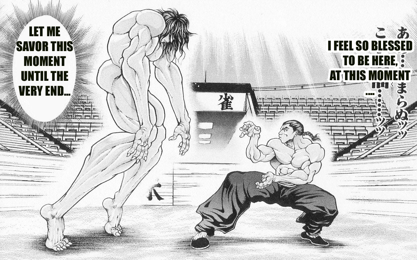 Hanma Baki Chapter 12.95 page 13 - Vol.12 Chapter 95: Gratitude