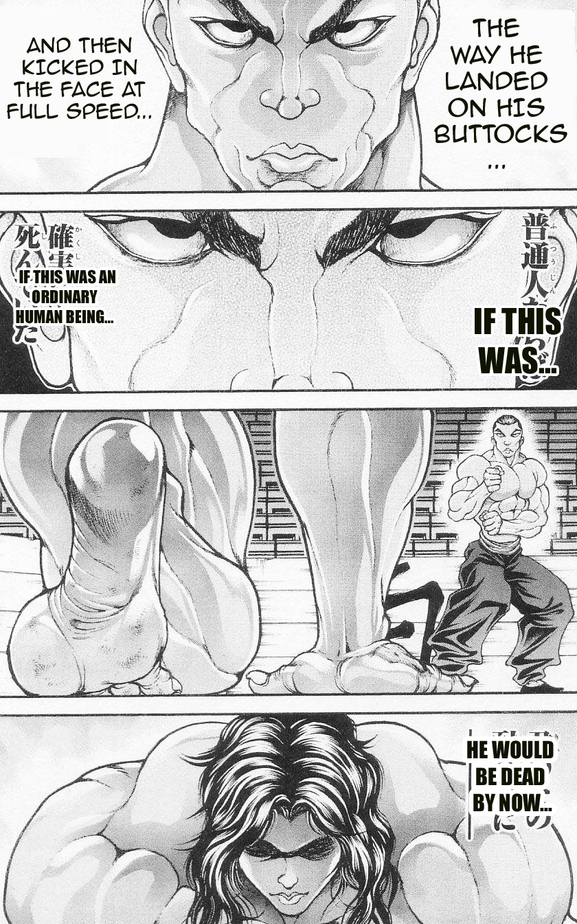 Hanma Baki Chapter 12.95 page 4 - Vol.12 Chapter 95: Gratitude