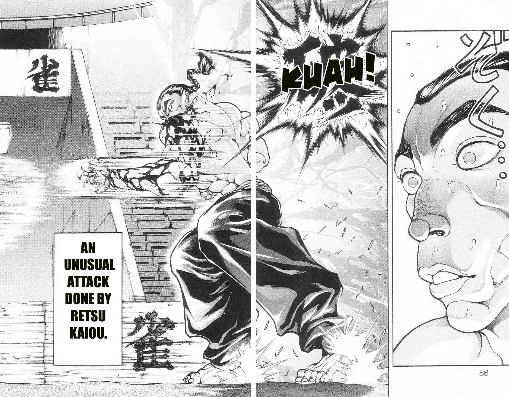 Hanma Baki Vol.13 Chapter 100 page 12 - Vol.13 Chapter 100: Useless