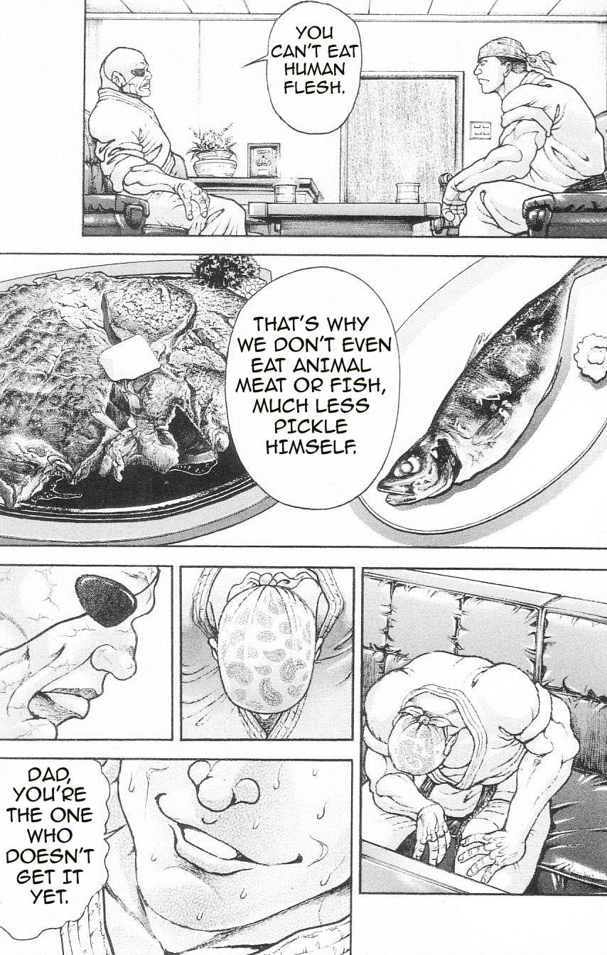Hanma Baki Chapter 13.103 page 15 - Vol.13 Chapter 103: The News of the Defeat