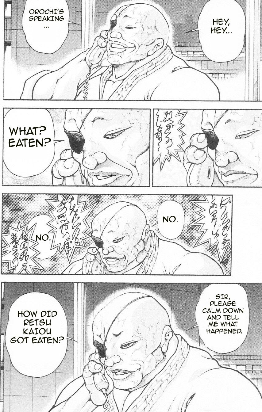 Hanma Baki Chapter 13.103 page 8 - Vol.13 Chapter 103: The News of the Defeat