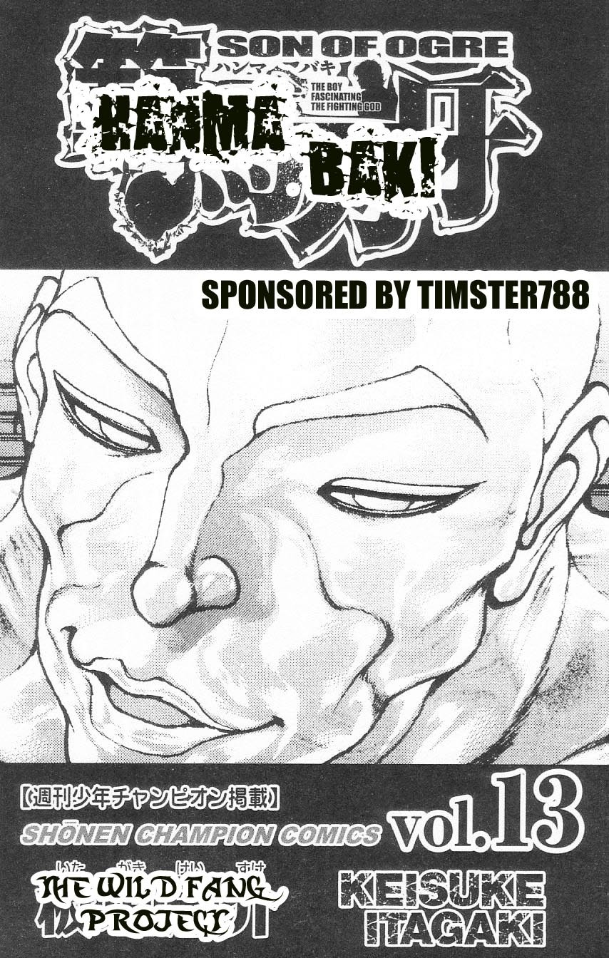 Hanma Baki Chapter 13.97 page 11 - Vol.13 Chapter 97: I Can't Let Go