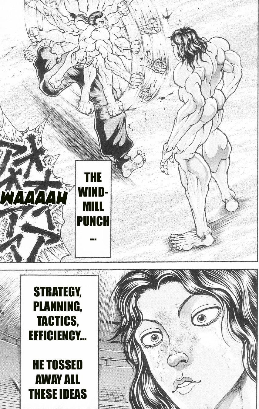 Hanma Baki Chapter 13.97 page 17 - Vol.13 Chapter 97: I Can't Let Go
