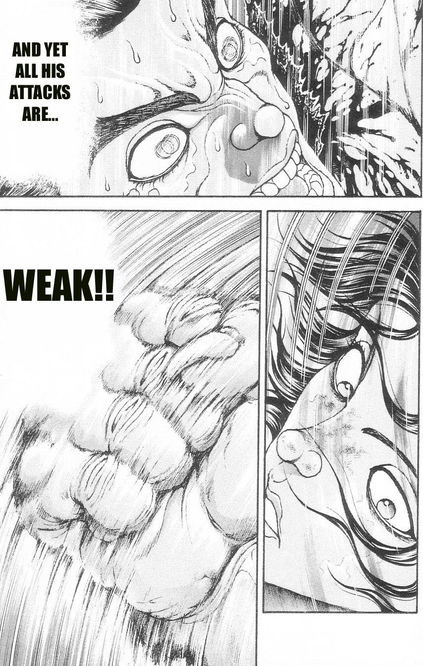 Hanma Baki Chapter 13.97 page 23 - Vol.13 Chapter 97: I Can't Let Go