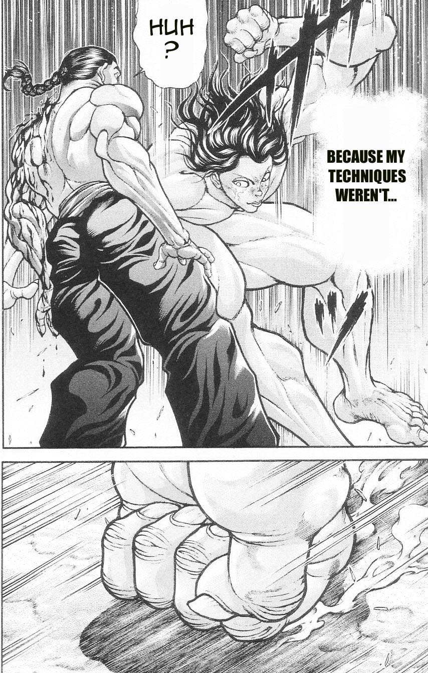 Hanma Baki Chapter 13.97 page 27 - Vol.13 Chapter 97: I Can't Let Go